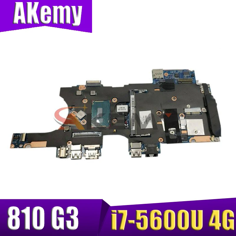 

Оригинальная материнская плата для ноутбука HP EliteBook 810 G3 801797-001 801797-601 с процессором i7-5600U, 4 Гб ОЗУ, полностью протестирована