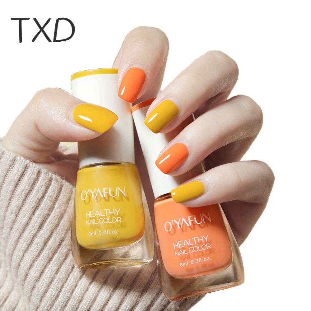 

TXD 8ML Nails Art Gel Can Tear and Pull Sparkle Glitter Nail Polish Varnishes No Need UV LED Lamp Full Color Gel Easy To Remove