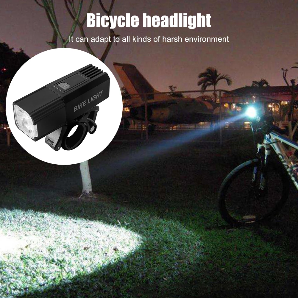 

Bike Light T6 LED Bicycle Front Headlight USB Rechargeable Head Lamp Torch Flashlight Cycling Accessories