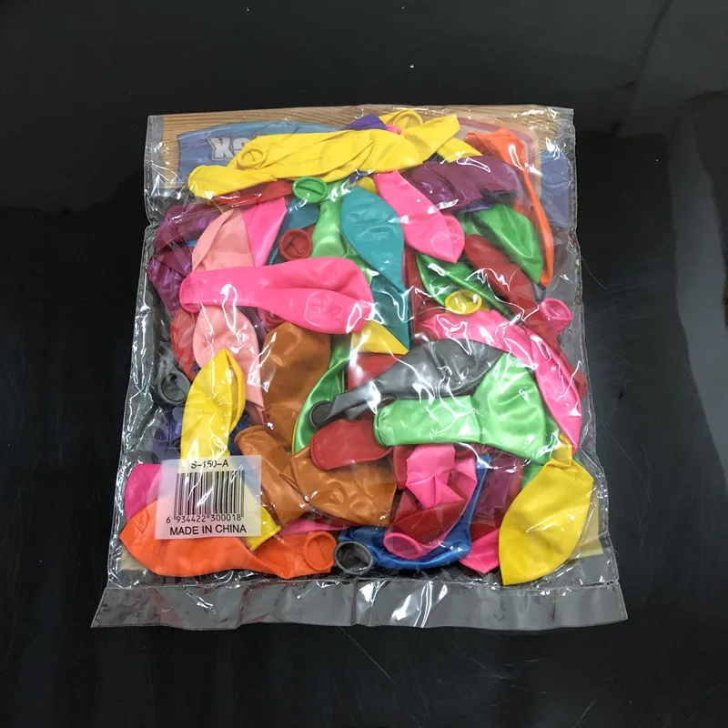 

100pcs/lot 10inch Multicolor Latex Balloons Inflatable Air Ballons Birthday Party Globos Wedding Christmas Decoration Party Ball