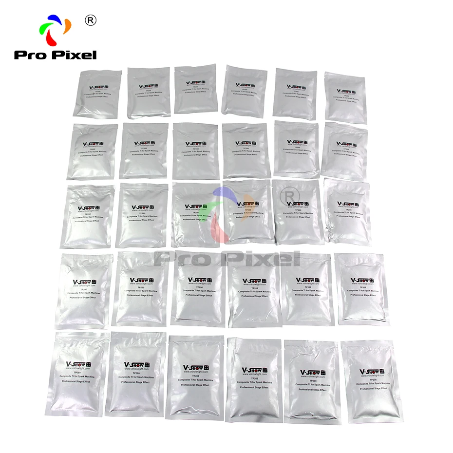 30 полученных мешков Ti порошок 200 г/пакет Материал для холодной Spark фонтан