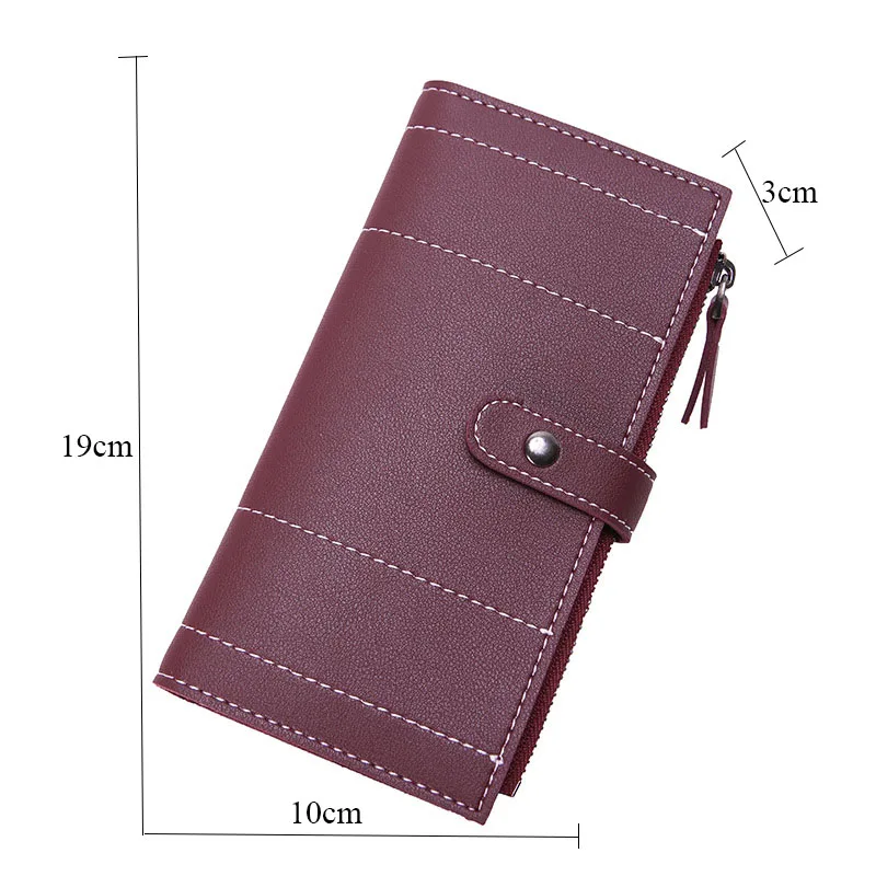 

Women's Wallet 2020 New Fashion High Quality PU Leather Hand Multi-Function Wallet Multi-Card Zipper Mobile Phone Coin Purse