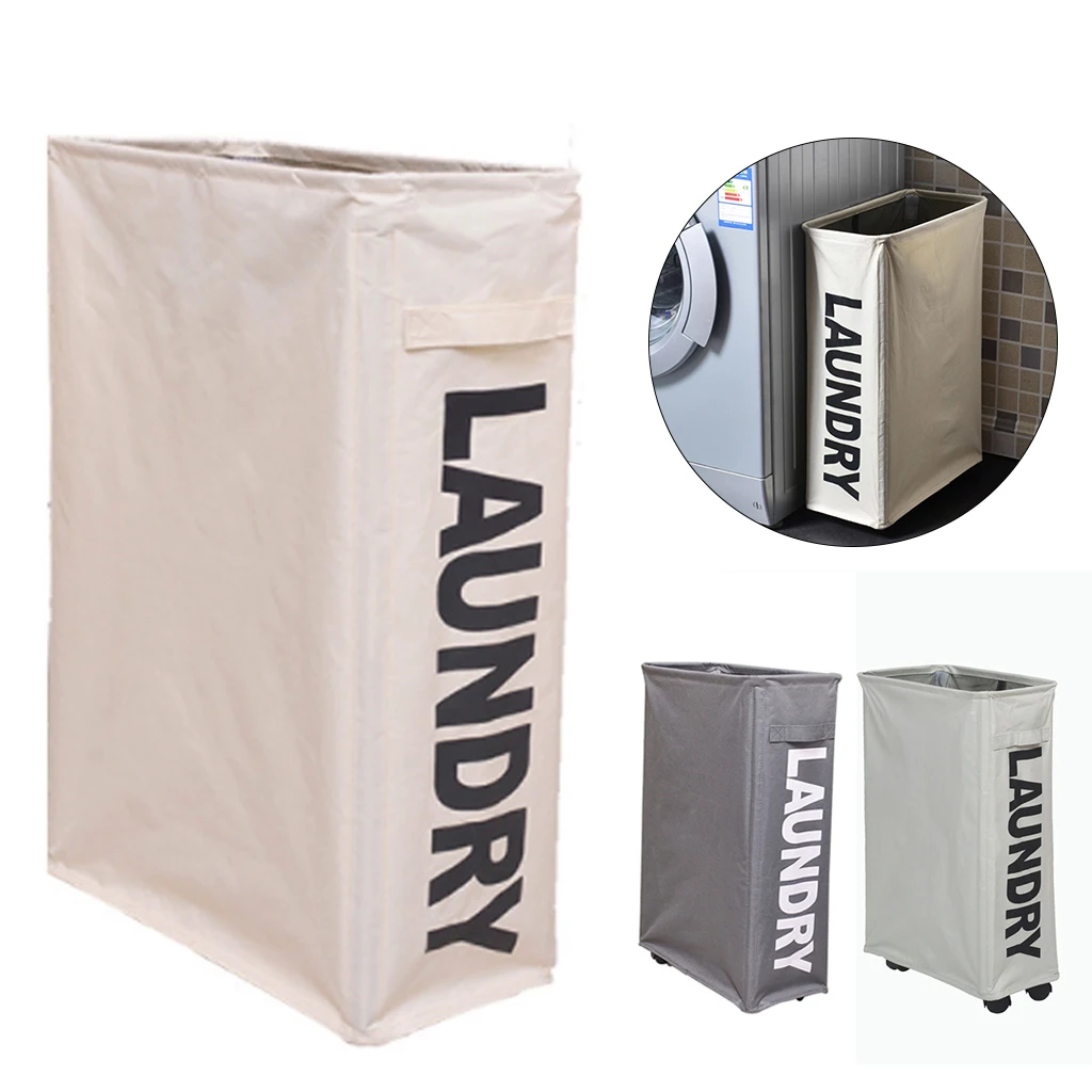 Складная корзина для белья Водонепроницаемый грязного с колесики хранения