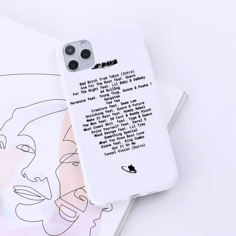 

POP SMOKE famous rapper fashion shell Phone Case Candy Color for iPhone 6 7 8 11 12 s mini pro X XS XR MAX Plus