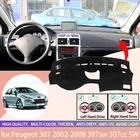 Автомобильный коврик для приборной панели, Солнцезащитный коврик, коврики для приборной панели, анти-УФ для Peugeot 307 2002-2008 307sw 307cc, аксессуары SW