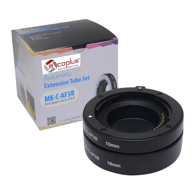 Meike AF Автофокус Макро Удлинитель кольцо адаптер 10 мм 16 мм для Canon EF-M EOS M M2 M10 M3 M5 M6 M100 M50 беззеркальная камера