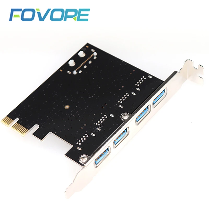 Плата расширения PCI e с 4 портами USB 3 0 адаптер концентратора express PCIe портовый