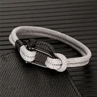 Bobo высококачественный U-образный браслет для выживания модные ювелирные изделия аварийный веревочный браслет мужской браслет и браслет для женщин
