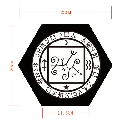 Новый ПВХ Ретро тотемный символ шестиугольная плитка наклейки для ванной кухни