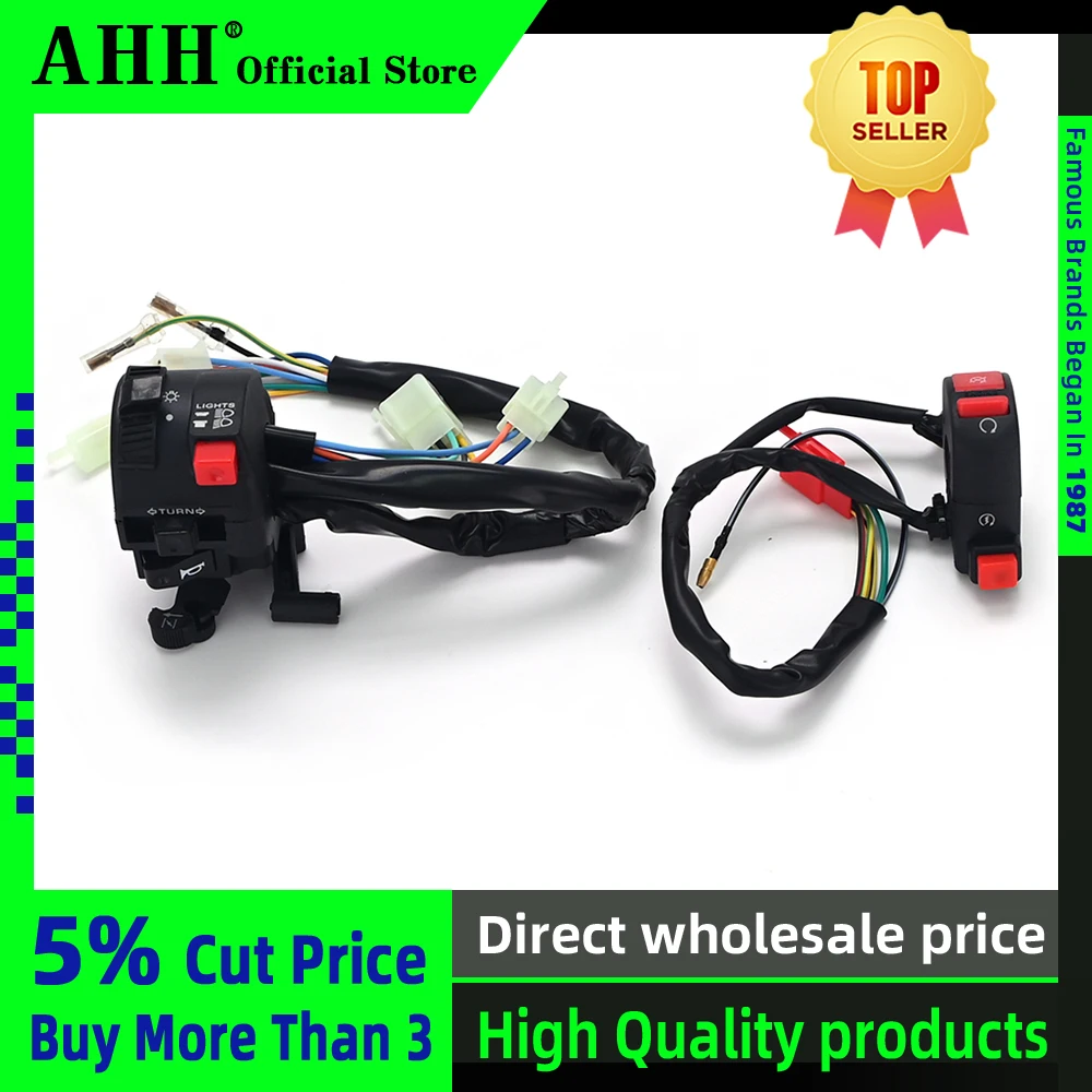 Ручка переключателя сигнала поворота для мотоцикла скутера управление гудком