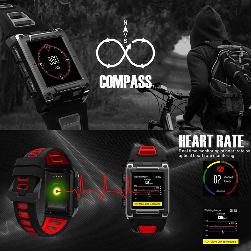 Geekbes WS5 умные часы MTK2503 gps Smartwatch 9 оси плавание счетчик коленей SMS напоминание Пульс