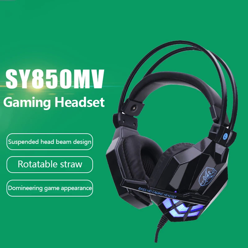 Headset chicken eating PS4 / 5 game headset with MCE luminous computer headset
