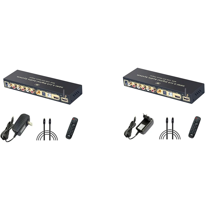 

HD815BT HDMI 5,1 аудио преобразователь декодер Bluetooth 5,0 DAC DTS FLAC APE 4K x 2K HDMI экстрактор преобразователь сплиттер