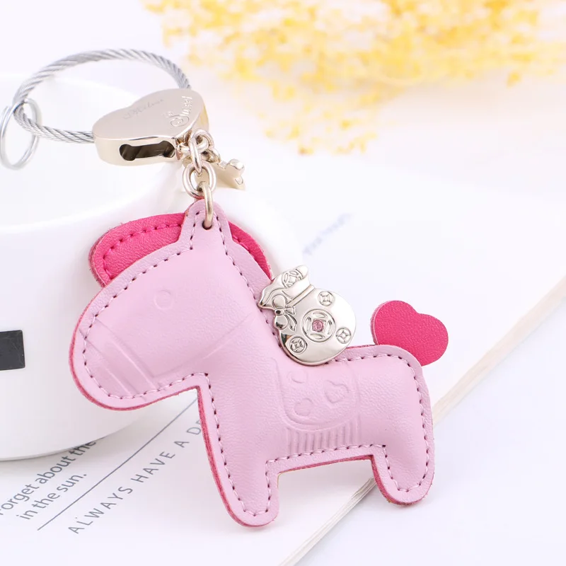 

Immediately Rich Keychains Female INS Net Red Car Key Chain Female Cute Satchel Pendant New Year Gift Kayring