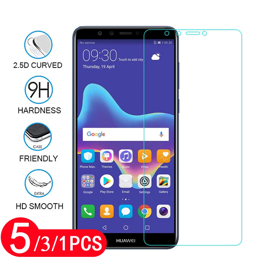 

5/3/1Pcs for huawei y8s y8p y9 2018 prime 2019 y9s y9A phone screen protector protective tempered glass film smartphone on glass