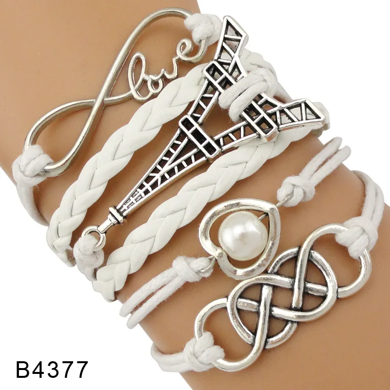 

Infinite Love Vacation Summer Ocean Beach Sailing Shipping Nautical Seashell Mermaid Compass Starfish Summer Bracelets for Women