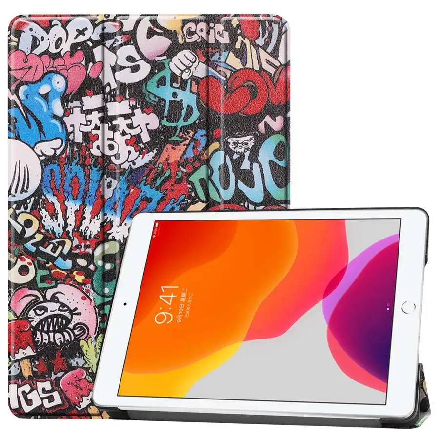 TY Магнитный чехол из искусственной кожи для iPad 10,2 Smart Stand Cover для Apple iPad 7 7th Generation A2200 A2198 A2232 Чехол+ пленка+ ручка - Цвет: TY