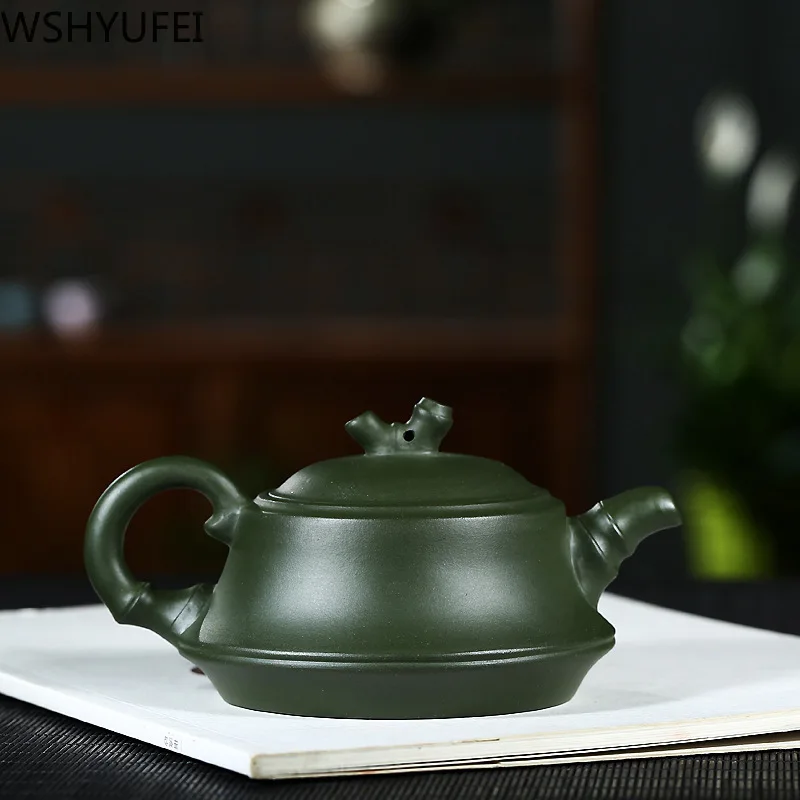 Чайник WSHYUFEI Yixing чайник из фиолетовой глины необработанная руда зеленый грязь