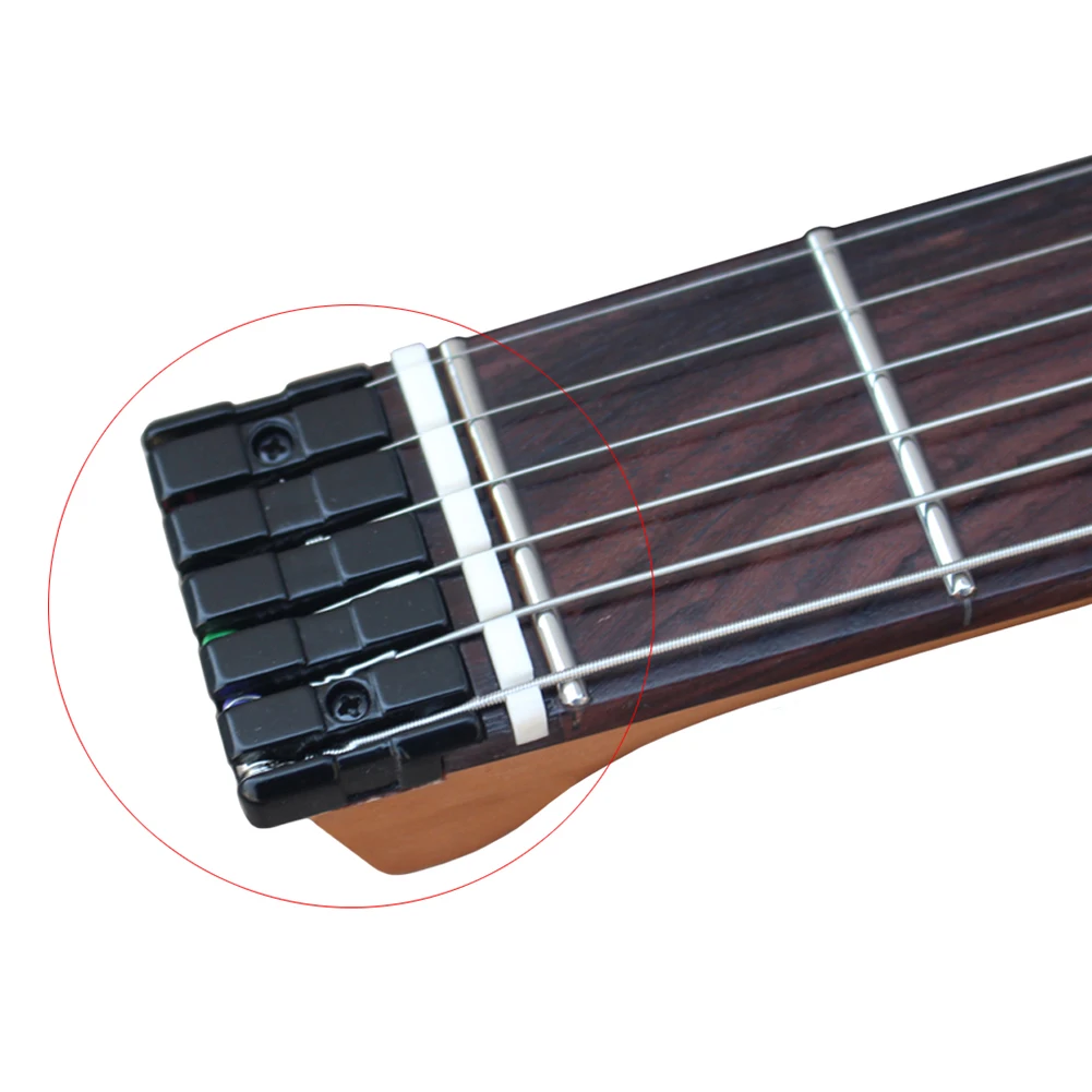 tragbare 6 string gitarre brücke headless bass elektrische gitarre brücke schloss schraube teile diy ersatz zubehör free global shippin