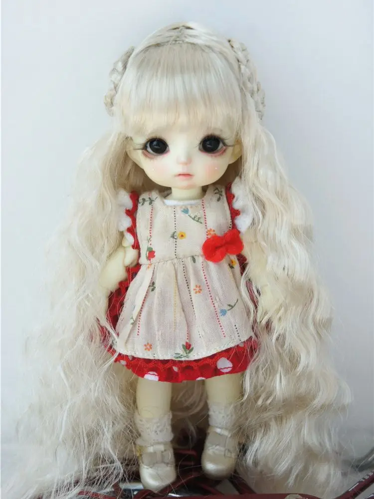 

JD098 1/8 Synthetic mohair doll wigs Fairly Sobazu Wig 5-6 inch cute doll accessories various colors in stock