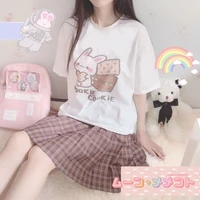 qweek japanese sweets to eat t shirt 2021 japanese candy tops spring kawaii cute outfit graphic t shirts womens clothing