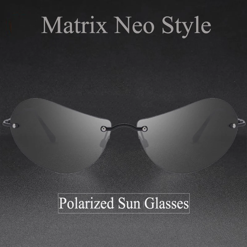 Титан Матрица Нео Стиль поляризованные солнцезащитные очки ультралегкие оправы