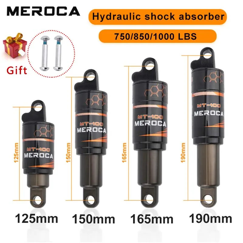 Новый MEROCA горный велосипед задний амортизатор Гидравлический Весна Амортизатор