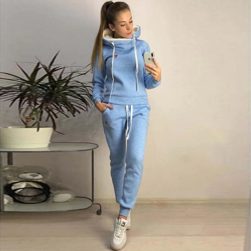 Voobuyla/осенне зимние спортивные комплекты из 2 предметов спортивный костюм для