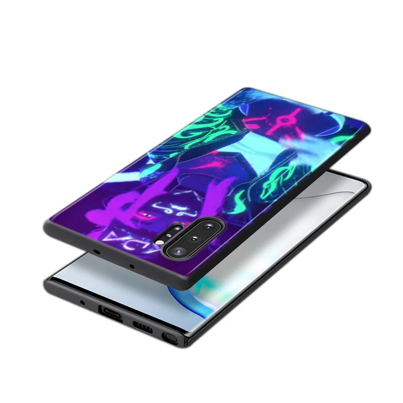 

Cool Akali For Samsung Galaxy Note 20 Ultra 10 9 8 S10 S10E S9 S8 S7 Plus Pro 5G Black Phone Case