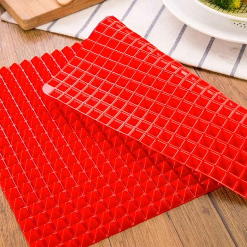 Pyramid Pan Bakeware Nonstick Silicone Baking Mats Pad Moulds Microwave Oven Tray Sheet Kitchen Tools | Дом и сад