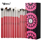 BEILI профессиональная косметическая губка для макияжа глаз, набор кистей для макияжа, пудра, тени для век, инструменты для смешивания макияжа