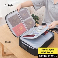 document organizer briefcase a4 folder holder mens womens bag cover purse passport home safe functional file storage case