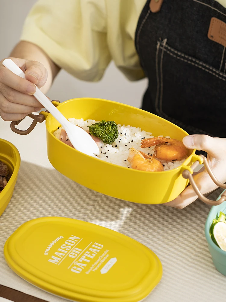 Японский Ланч-бокс для микроволновой печи специальная столовая коробка большой