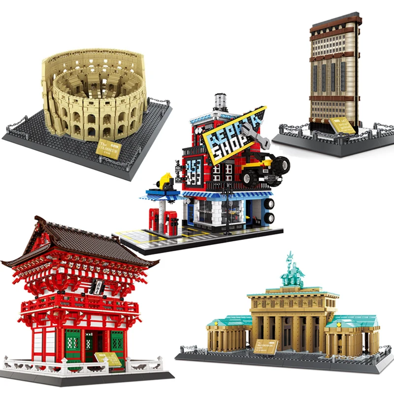 Конструктор флайрон совместимый с архитектурой города|Блочные конструкторы| |