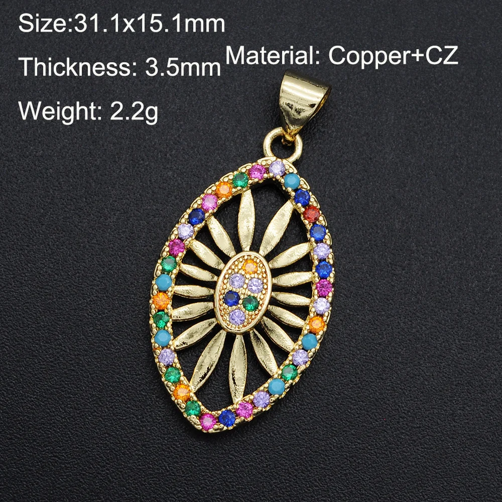 

5pcs/lot 31x15mm 100% CZ Zircon DIY Jewelry Fashon Eye Charm Pendant Wholesale Necklace Making Charms Bracelet Making Charm