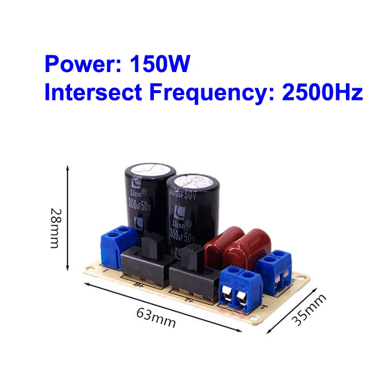 2 шт 150W 2-сторонняя 2500 Гц ВЧ бас DIY Динамик стабилизатор напряжения автомобильного