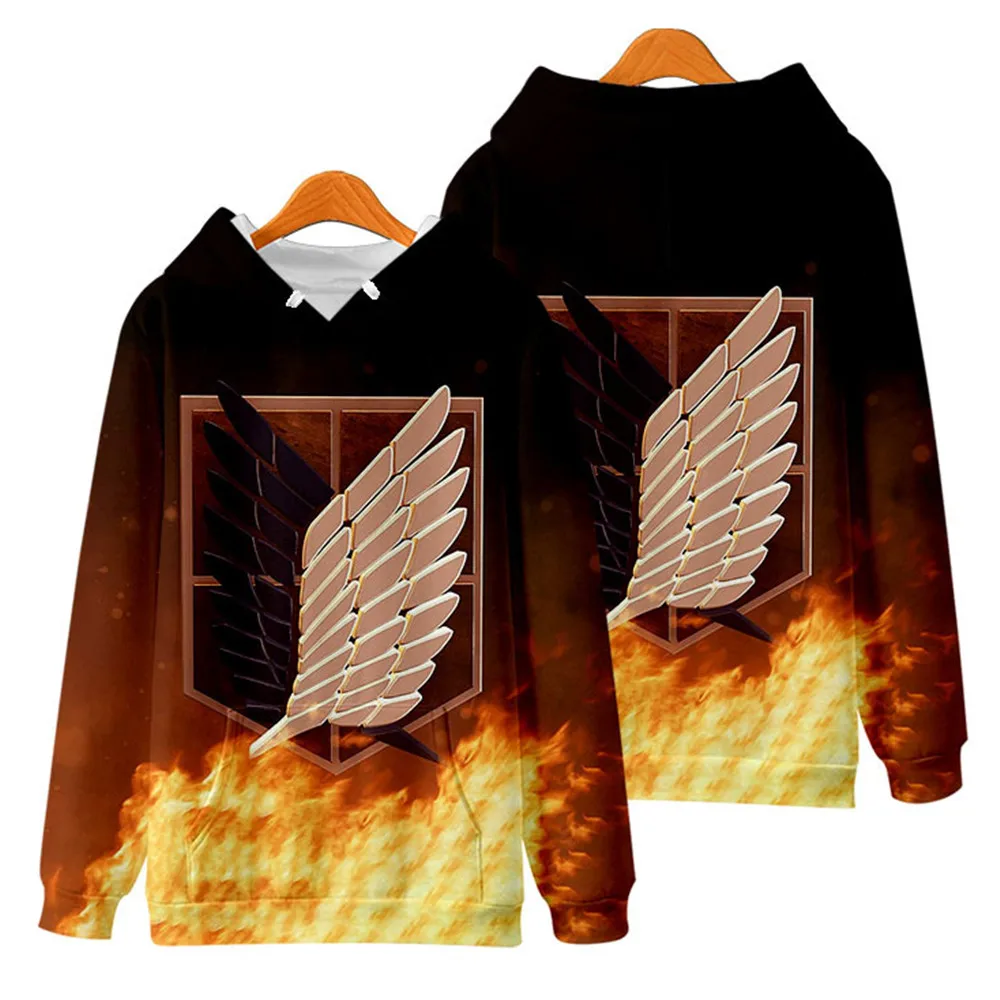 

Hot Sale Boys Girls Hoodie Kids Sweatshirt Anime Attack On Titan Hoodie Children 3D Fashion Cool Hoodies Harajuku Pullover
