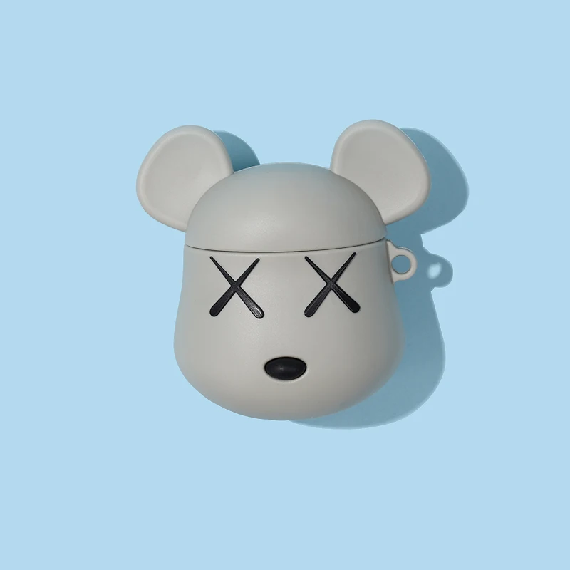 Чехол для наушников airpods 1 2 Чехол Силиконовый 3D Забавный Милый мультяшный персонаж для девочек детский Женский Мягкий защитный чехол s