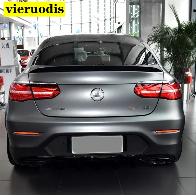 Для Mercedes GLC Class Coupe GLC300 GLC250 2016 2018 спойлер для Benz GLC43 GLC260 Спойлер ABS автомобиля