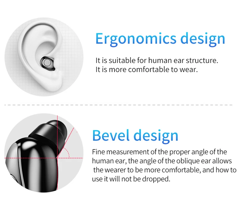 TWS 5,0 bluetooth беспроводные наушники X8 в ухо наушники Беспроводная гарнитура Водонепроницаемый с микрофоном громкой связи Наушники для телефонов