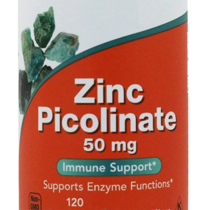 

Пиколинат цинка, поддержка здоровья иммунной системы, 50 мг x 120 шт.