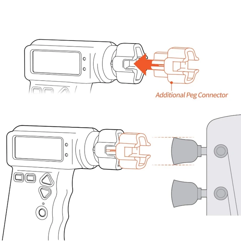 

JOWOOM T2 Smart Guitar Tuner Peg String Winder for Ukulele Chromatic