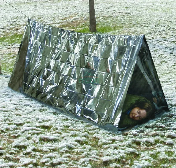 Портативный аварийный тент труба/одеяло/спальный мешок выживания кемпинга