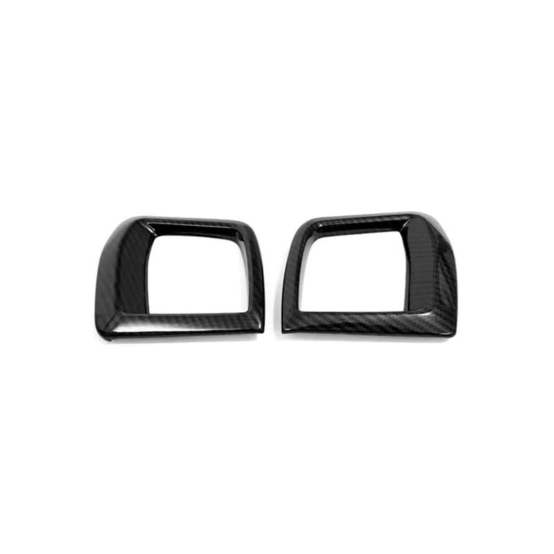 

For Volvo XC60 2018 2019 Car Left And Right Air Outlet Vent Decoration Cover Trim ABS Carbon Fibre Interior Styling Accessories