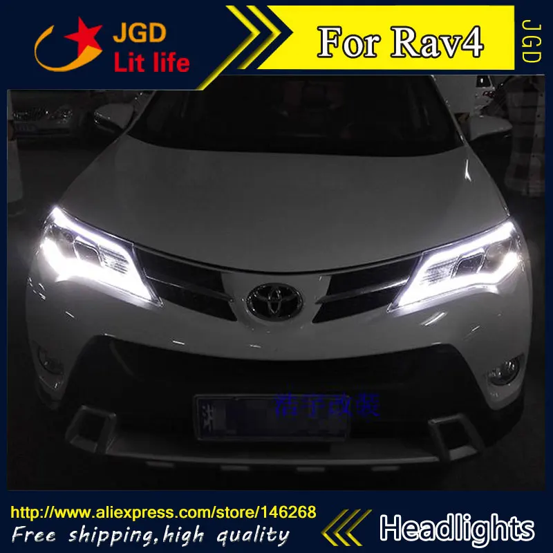 Автомобильный Стайлинг светодиодная лампа HID Rio светодиодный фара Toyota Rav4 чехол