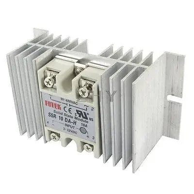 Постоянного тока в переменный ток полупроводник реле SSR 10DA H 10Amp 3 32V 90 480V +