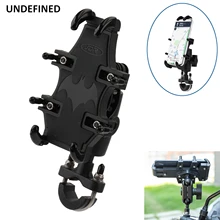Universal Motorcycle Phone Holder W/ Shock Absorber Bike Handlebars Mount Smartphone Support Moto Protect Camera Accessories