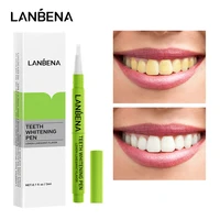 lanbena teeth whitening pen lemon removes gel cleaning plaque stains dental tools brush oral effective teeth hygiene care 3ml