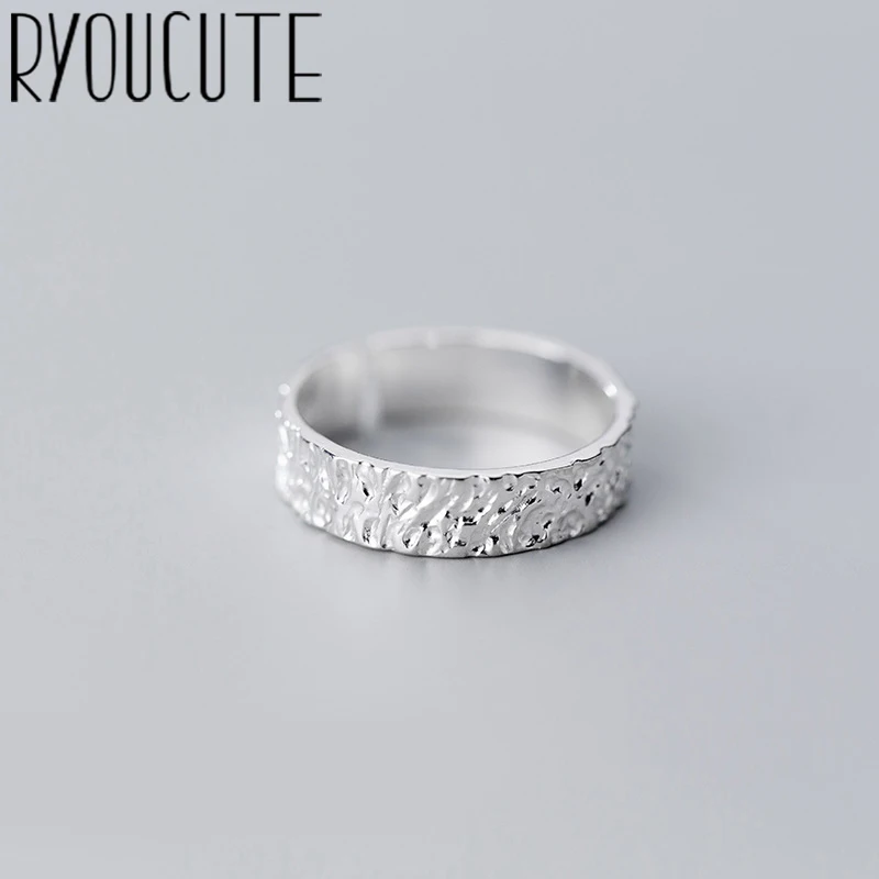 Богемные винтажные серебряные геометрические кольца неправильной формы для