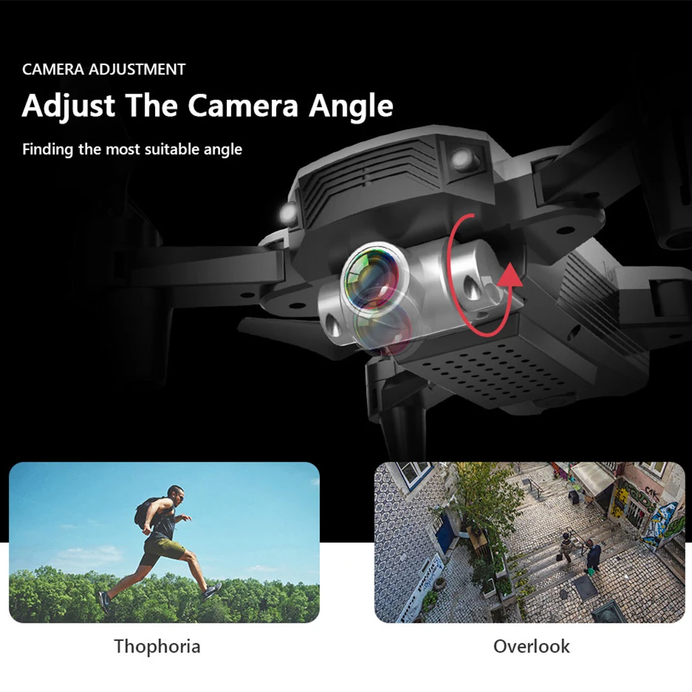 Дрон камера HD широкоугольный 4K 720P WIFI FPV оптический поток двойной сохранение